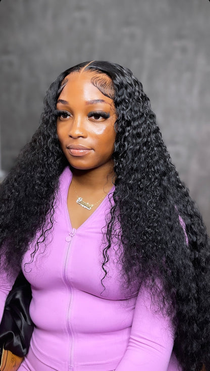 HD Italian Curly Frontal Wig