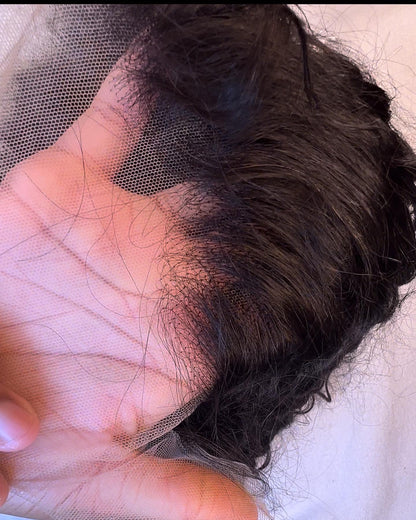 Transparent Deep Wave Frontal Wig